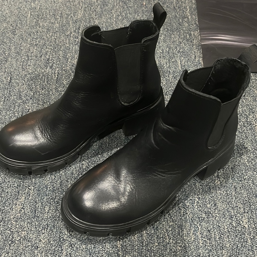 Steve Madden combat ankle boots